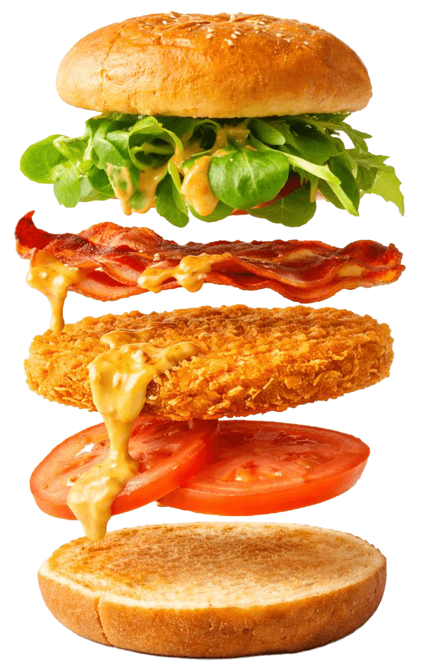 hamburguesa de pollo