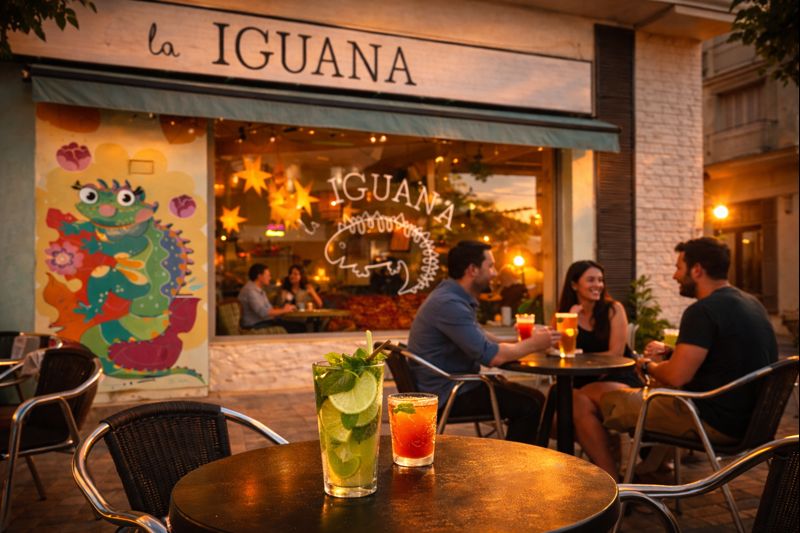 Tardeo con amigos en terraza cerca de Valencia en La Iguana Café (Massanassa)